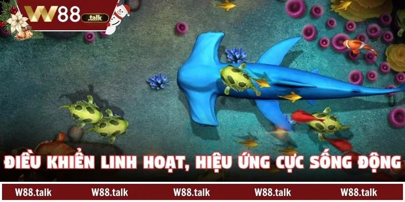Điều khiển linh hoạt, hiệu ứng cực sống động