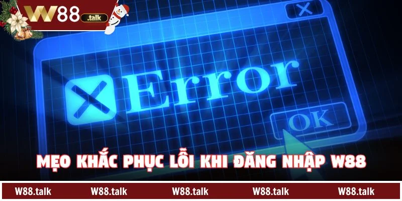 Mẹo khắc phục lỗi khi Đăng Nhập W88