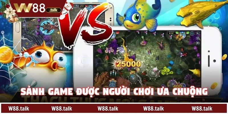 Sảnh game được người chơi ưa chuộng